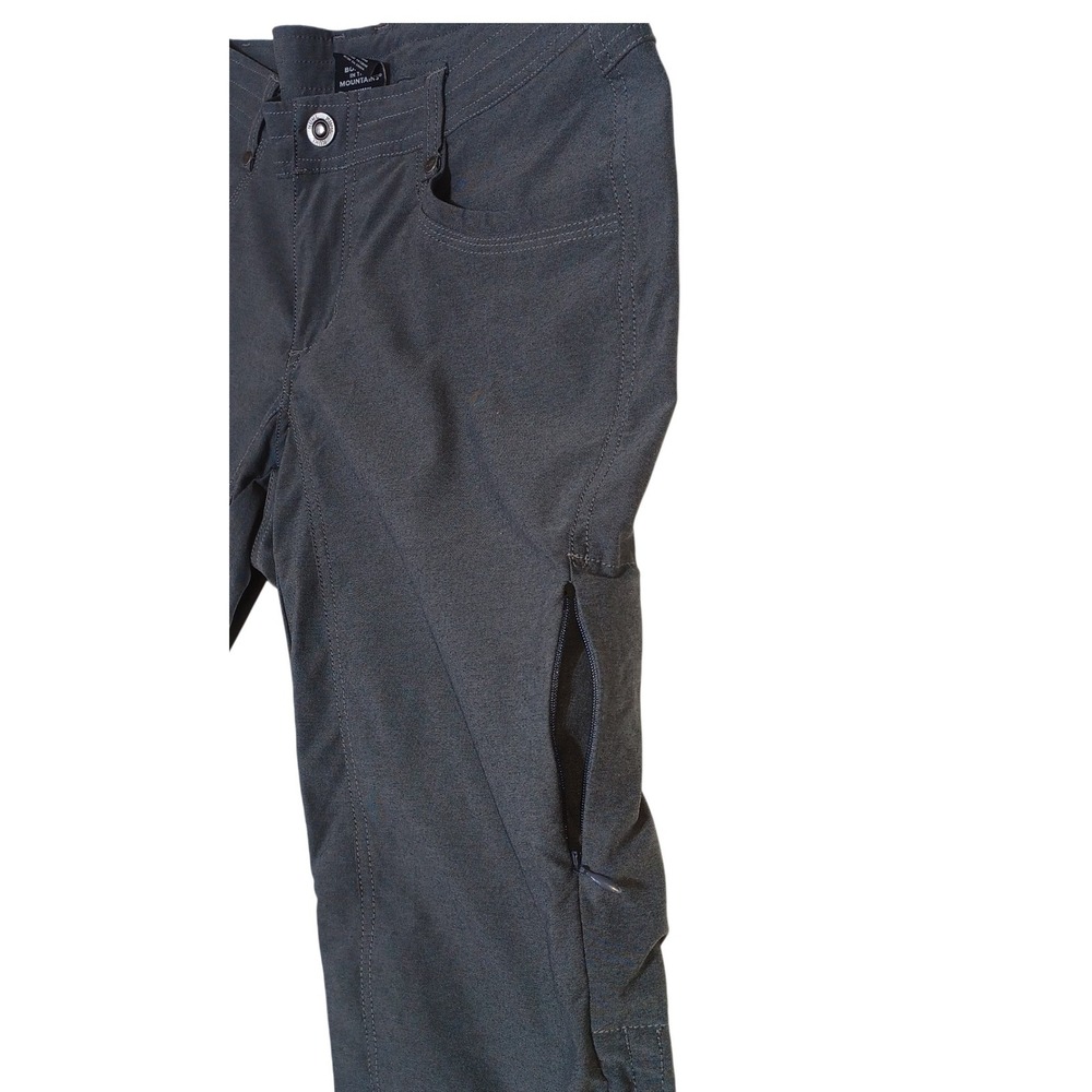Kuhl Trekr Kapri Crop Pant Size 10 Stretch Gray Hiking Outdoor Travel Athleisure - Picture 6 of 10